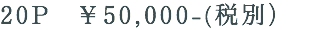 20P　￥50,000-(税別） 